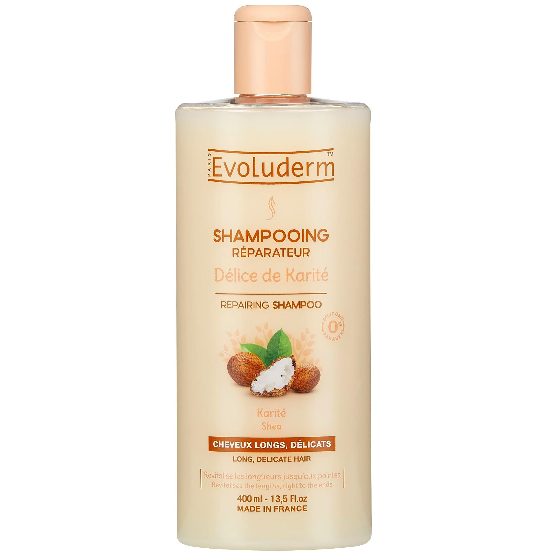 شامپو تقویت کننده و ترمیم کننده مو اولودرم مدل Delicate حجم 400 میلی لیتر