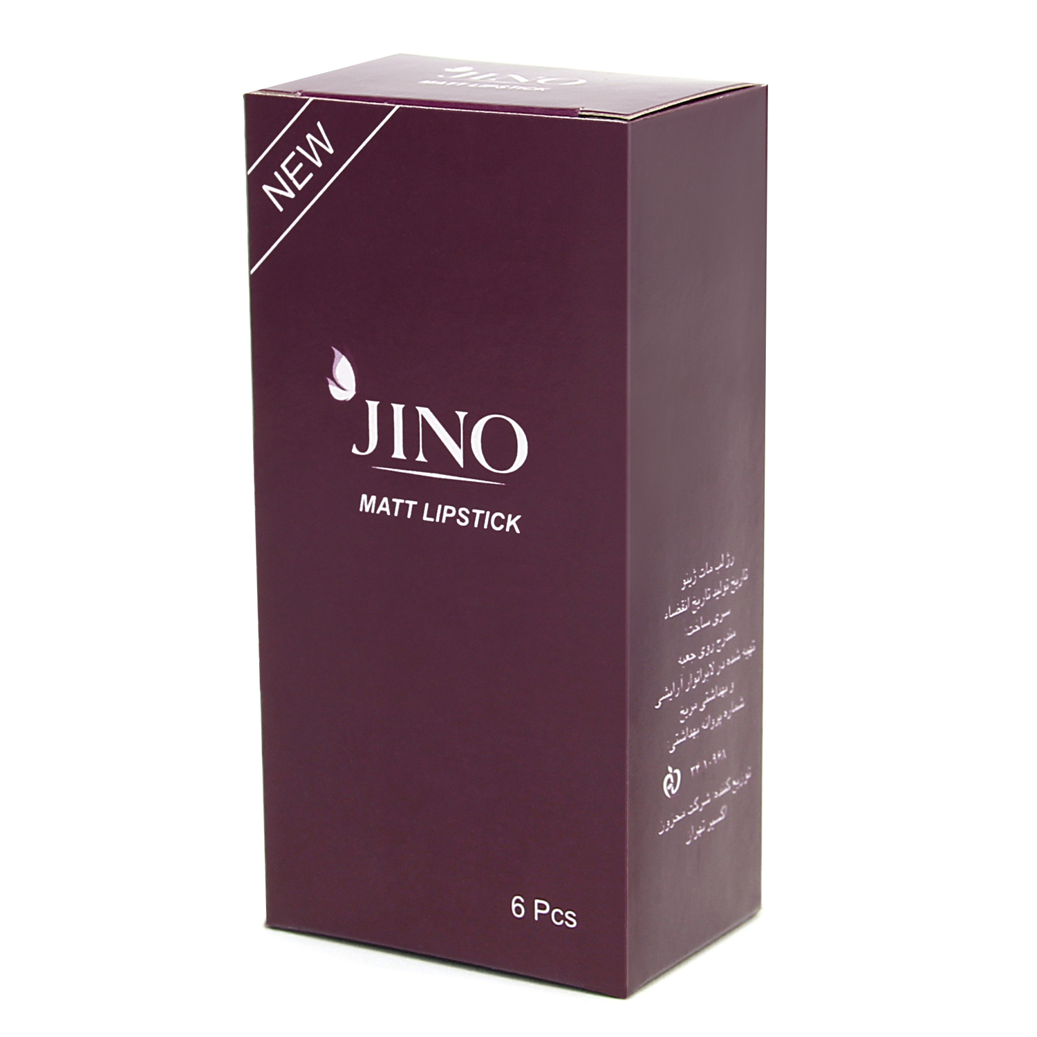 رژ لب مدادی ژینو مدل JIS1 مجموعه 6 عددی