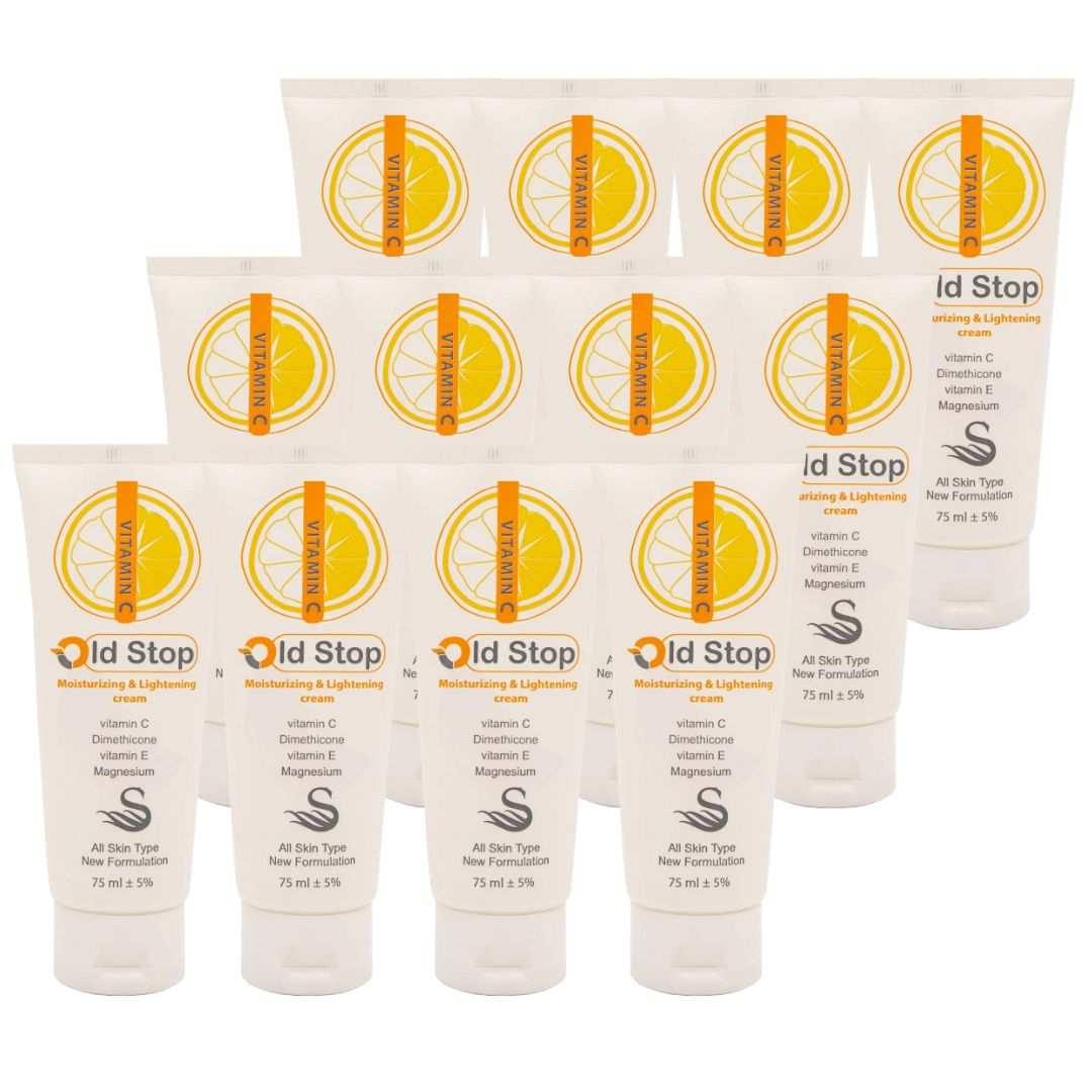 کرم روشن کننده اولد استاپ مدل LG12 حجم 75 میلی لیتر مجموعه 12 عددی