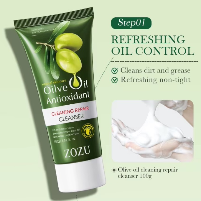 مجموعه مراقبت از پوست زوزو مدل عصاره زیتون بسته 6 عددی