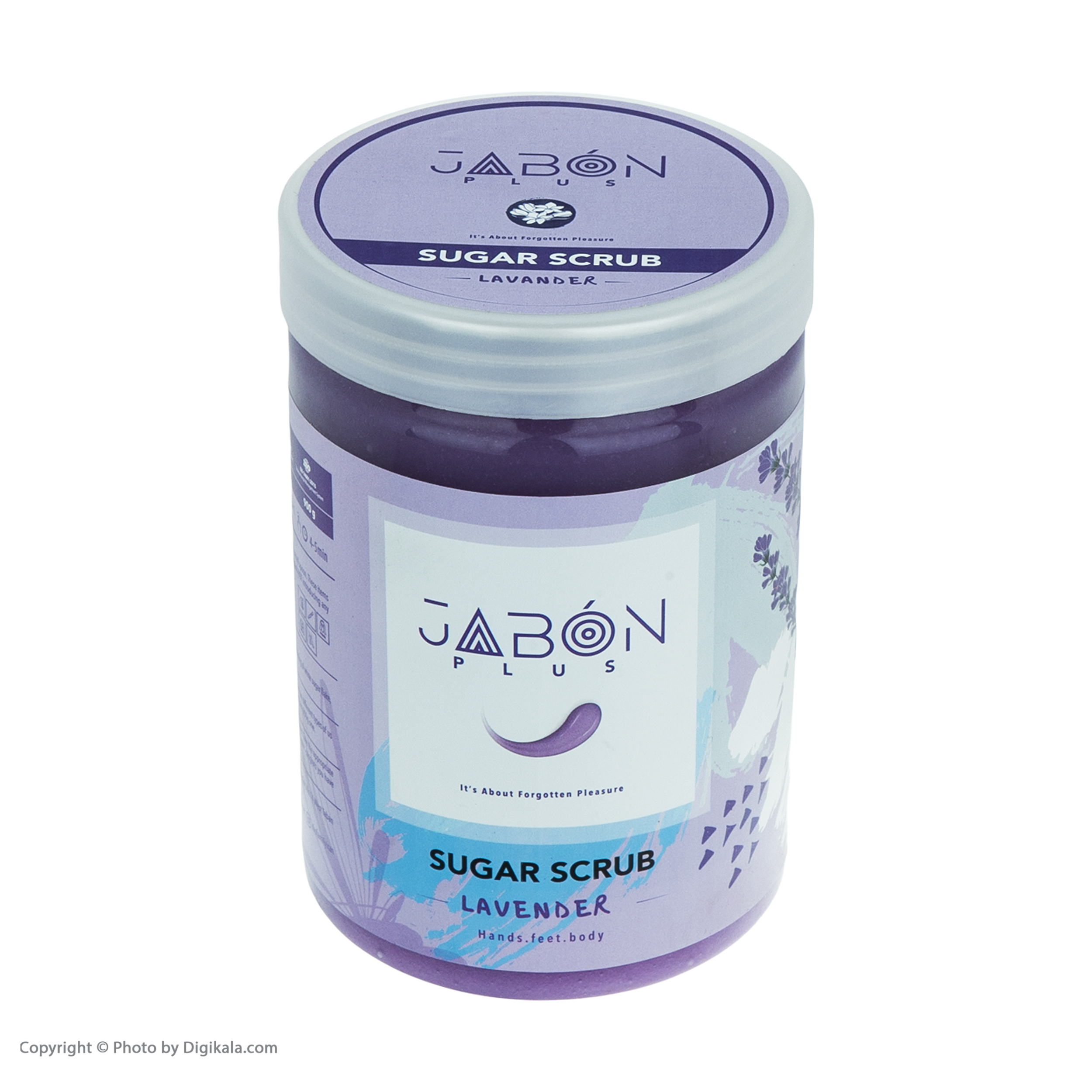 اسکراب شکری لایه بردار پوست ژبن پلاس مدل Lavender وزن 900 گرم