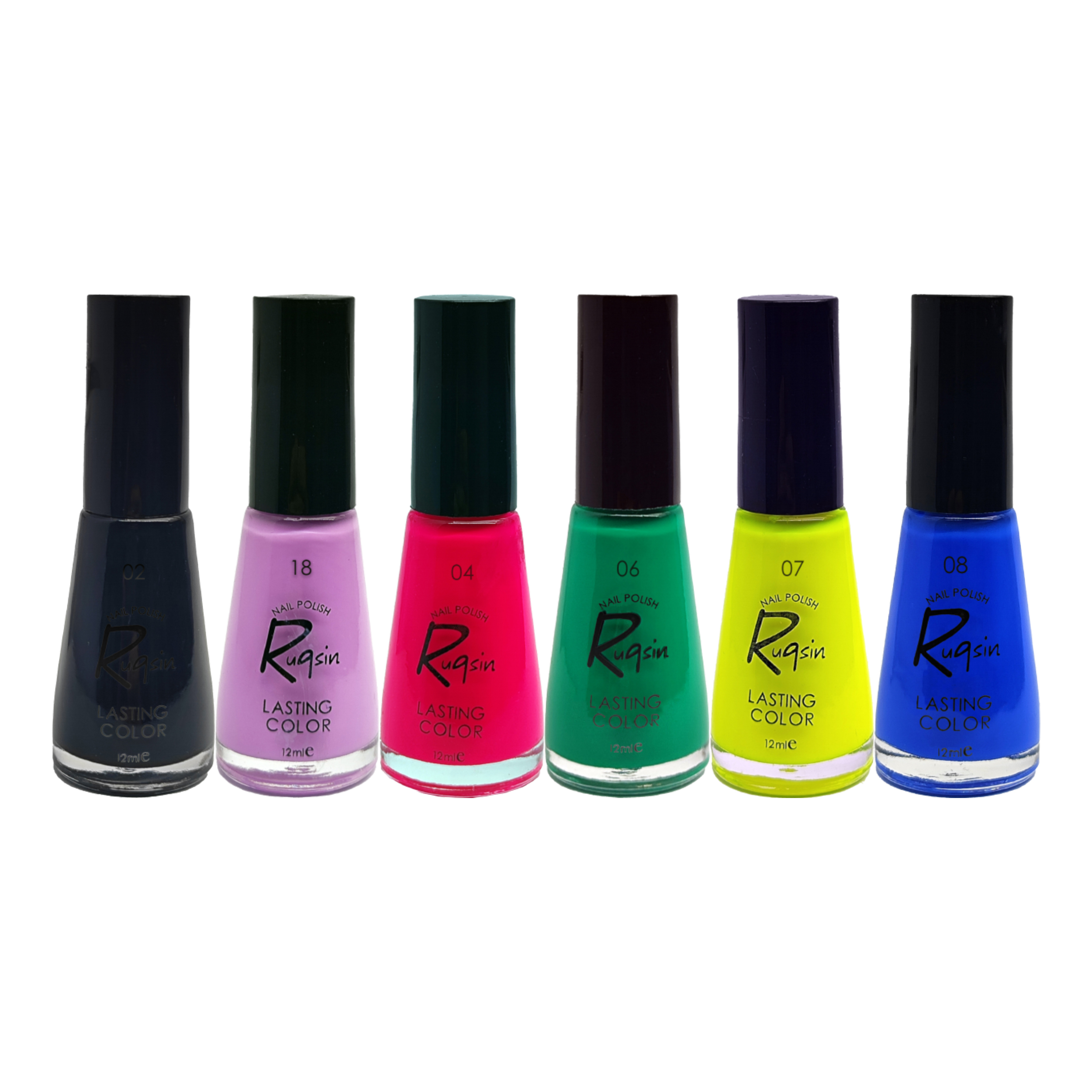 لاک ناخن راکسین مدل C مجموعه 6 عددی