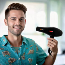 سشوار حرفهای سایونا مدل SY-1200، موتور AC با توان مصرفی 2000 وات، دارای قابلیت تعویض سری و باد سرد، دارای حلقه آویختن، با حالت صافکننده و حجمدهنده، وزن 1100 گرم، تنظیم حرارت 3 حالته و کنترل سرعت 2 حالته، به همراه 2 عدد سری متمرکزکننده پهن و باریک