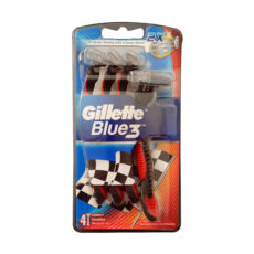 خود تراش ‏ژیلت مدل Blue 3 بسته 4 عددی