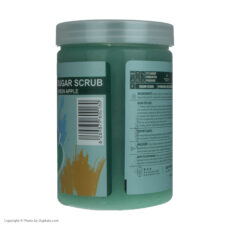 اسکراب شکری لایه بردار پوست ژبن پلاس مدل Green Apple وزن 900 گرم