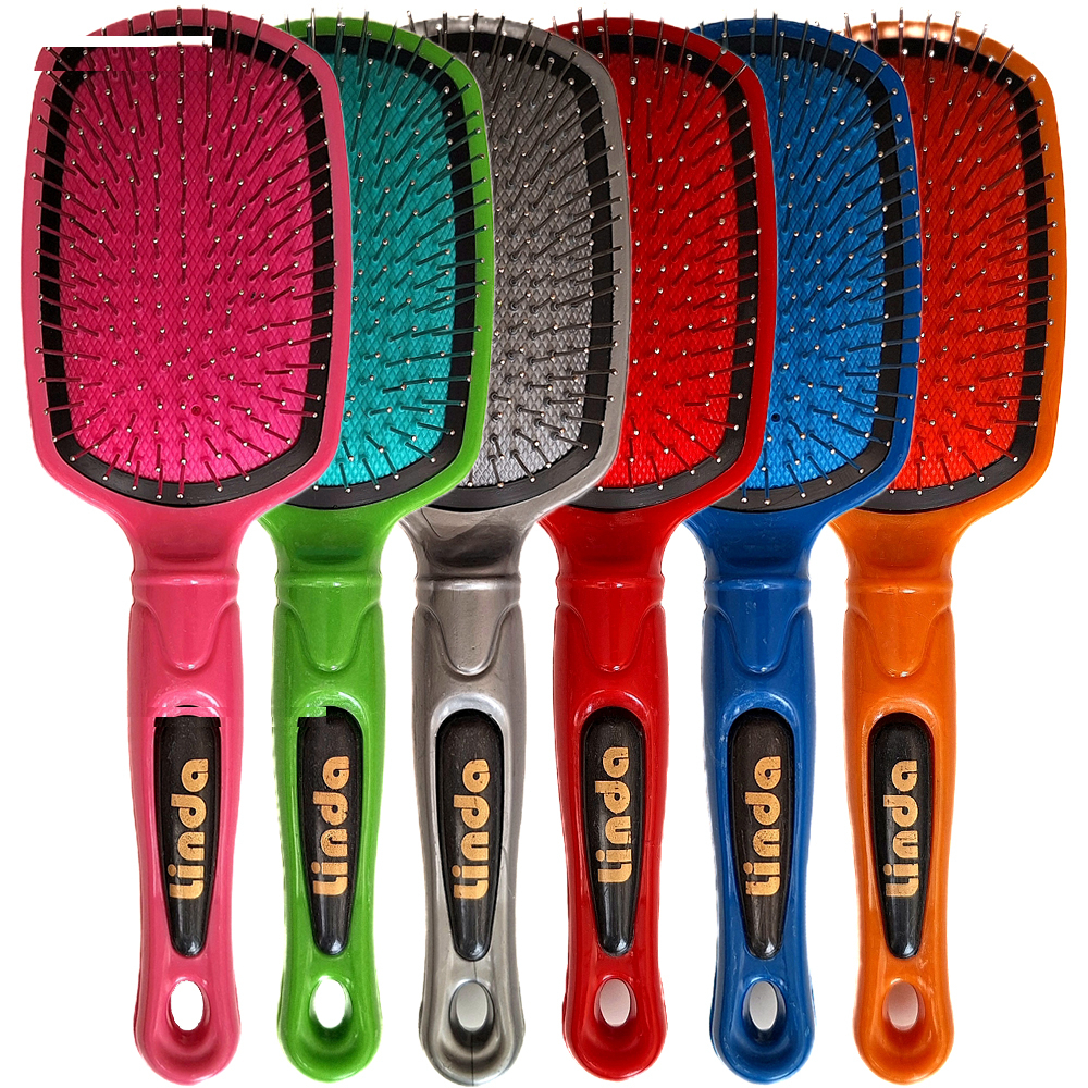 برس مو لیندا مدل الوان بسته 12 عددی