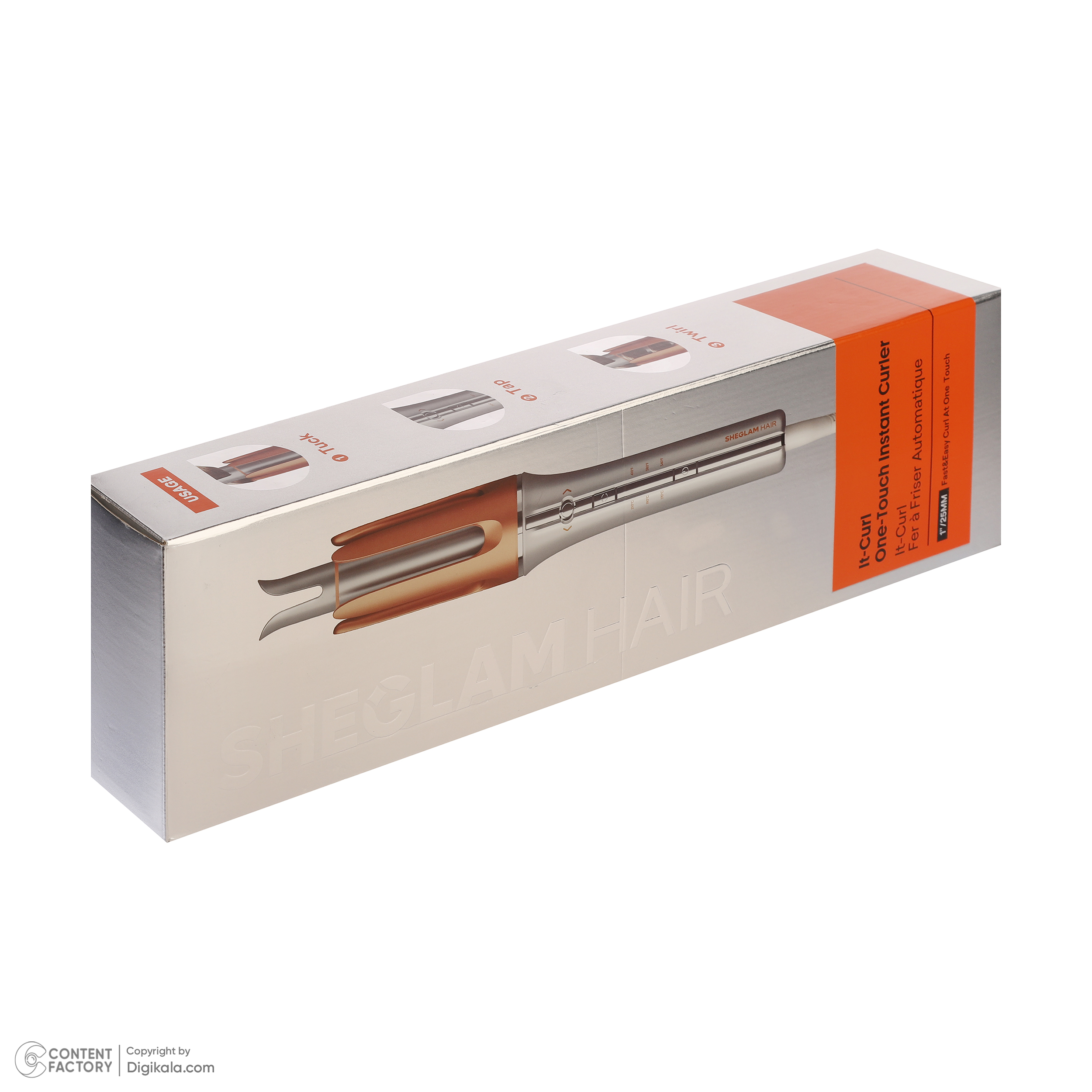 فر کننده مو شیگلم مدل 25mm - Asia