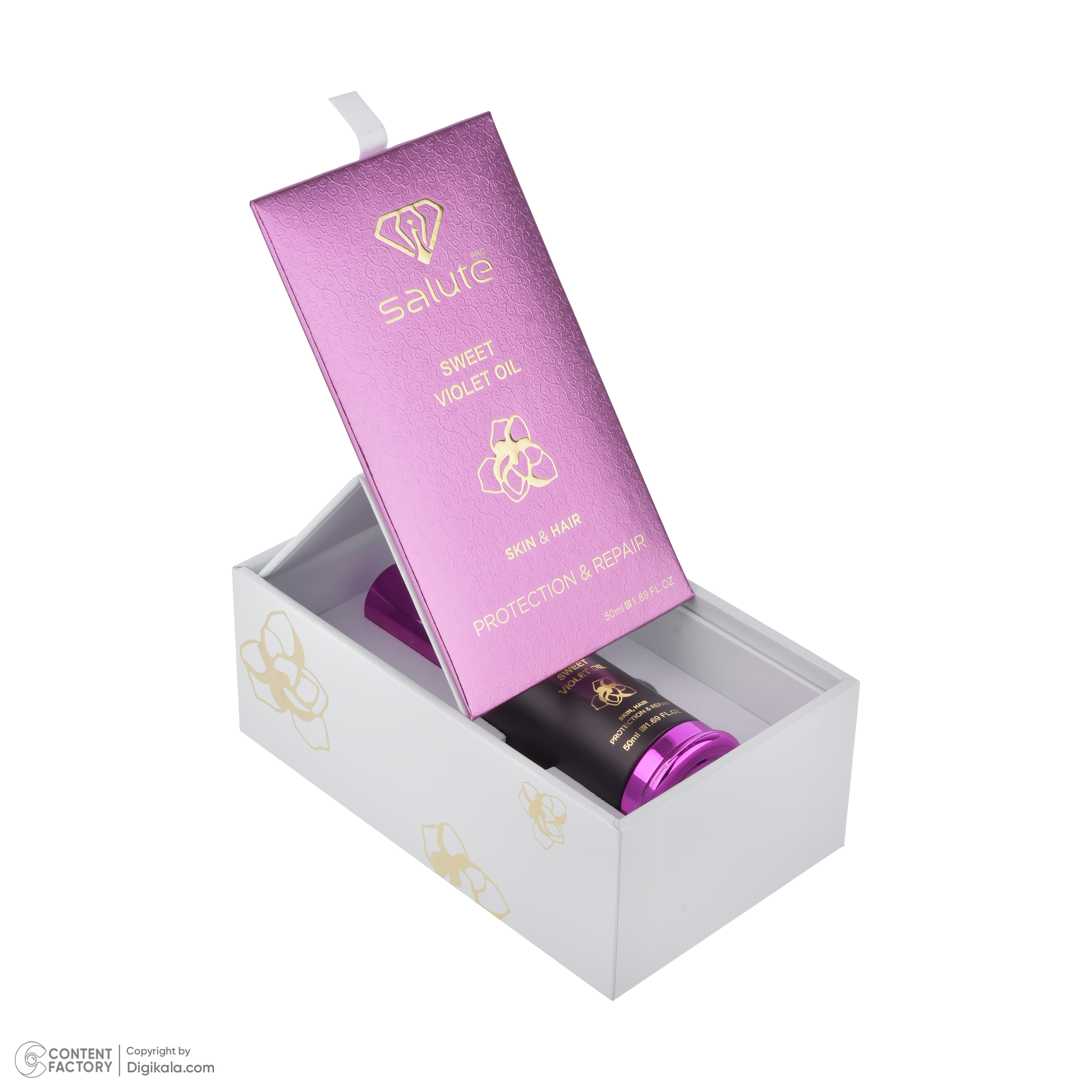 روغن تقویت کننده پوست و مو سالوته پرو مدل Sweet Violet مناسب برای انواع پوست حجم 50 میلی لیتر