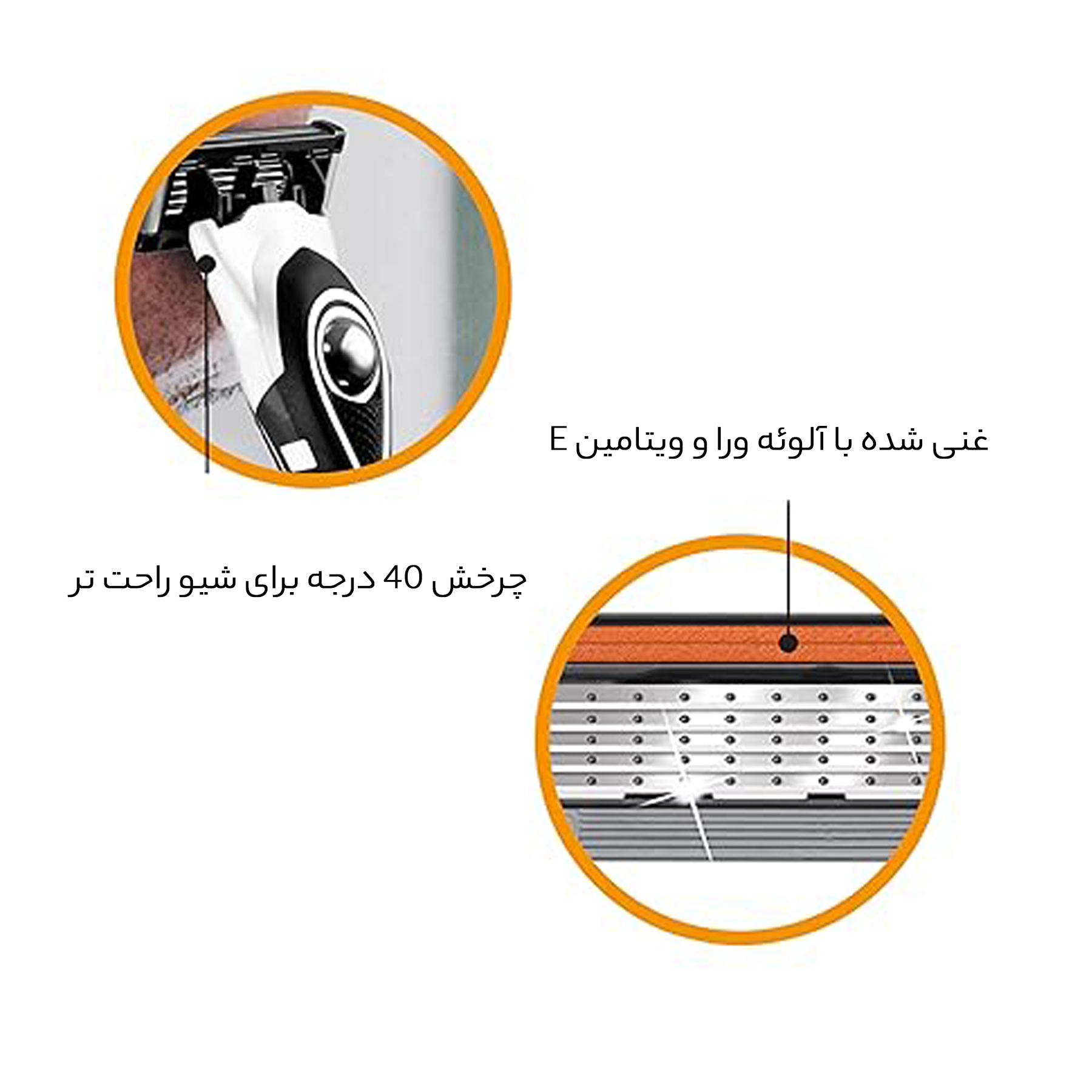 خود تراش بیک مدل HYBRID FLEX 5  بسته 2 عددی