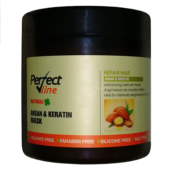 ماسک مو پرفکت مدل Argan & Keratin حجم 500 میلی لیتر