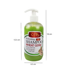 شامپو تقویت کننده و ضد ریزش مو ریجاب مدل عصاره جوانه گندم حجم 500 میلی لیتر بسته 10 عددی