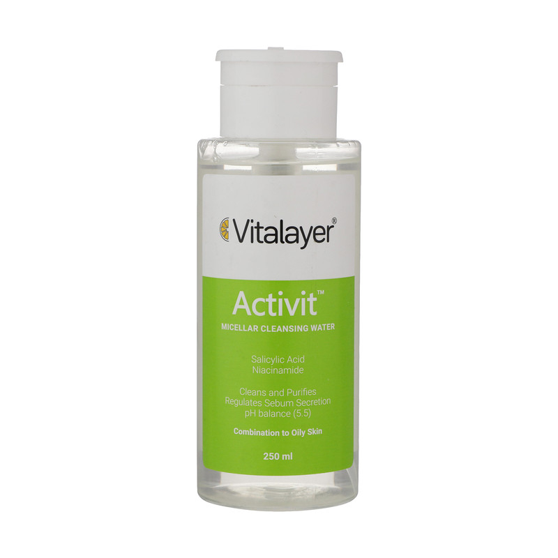فوم شست‌وشوی صورت ویتالیر مدل Activit حجم 150 میلی‌لیتر، به همراه تونر مدل اکتی ویت حجم 250 میلی‌لیتر