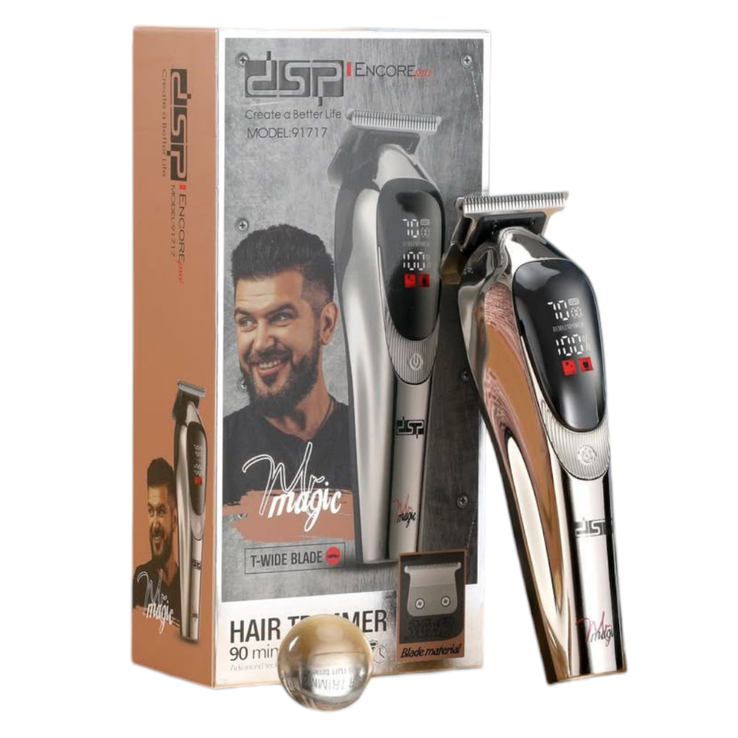 ماشین اصلاح موی سر و صورت شارژی دی اس پی مدل dsp-91717