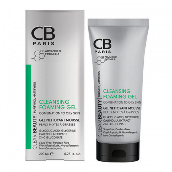 فوم پاک کننده آرایش صورت سی بی مدل 02 حجم 200 میلی لیتر