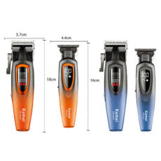 ماشین اصلاح موی سر و صورت شارژی کیمی مدل KM-8552 & KM-8553 مجموعه 2 عددی