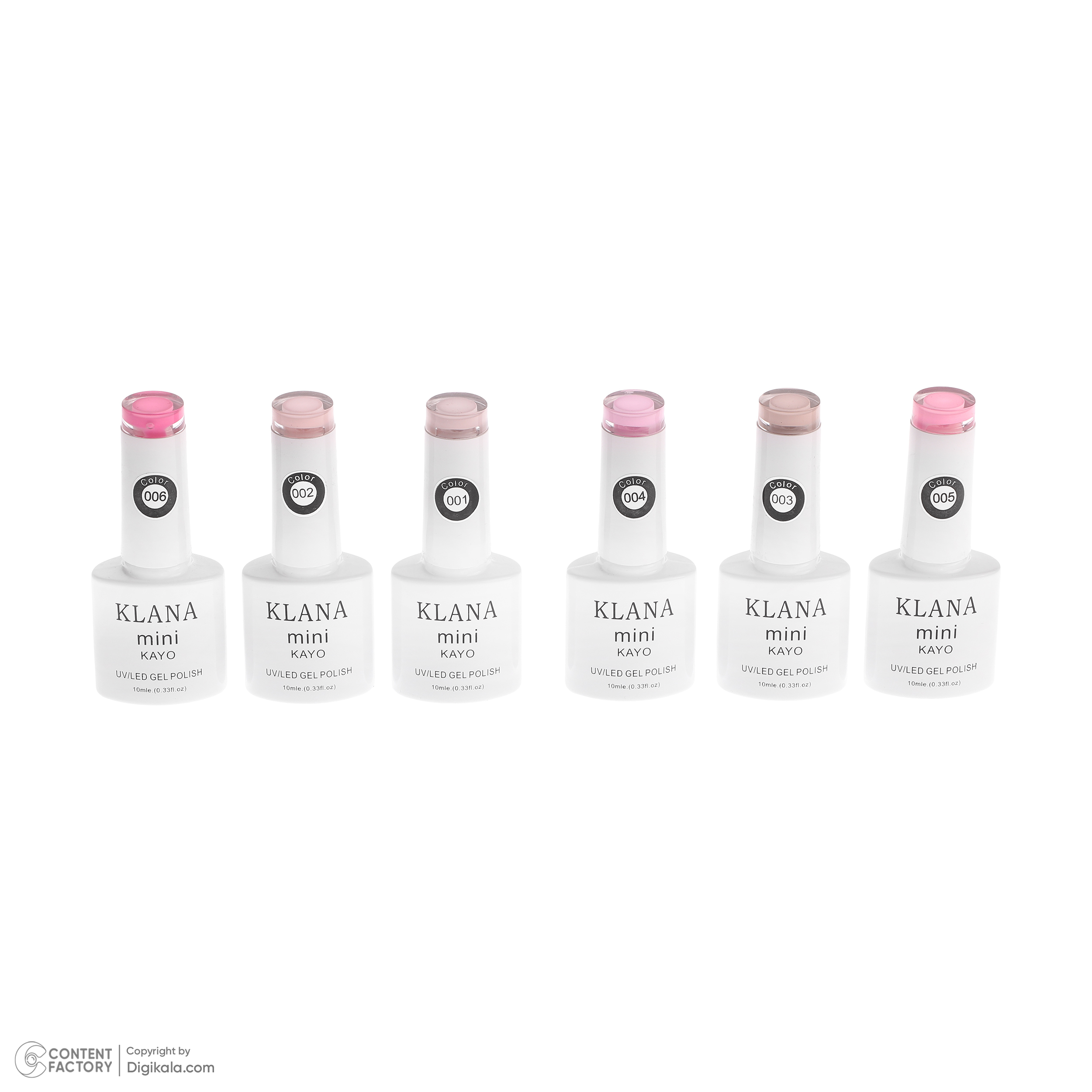 لاک ژل ناخن کلانا مدل لاکچری بسته 50 عددی