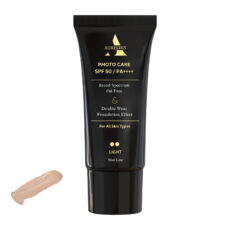 کرم ضدآفتاب رنگی اورلین SPF50 مدل 01 photo care حاوی محافظ PA+++ ،UVA ،UVB، فاقد چربی و غیرکمدون‌زا، مناسب انواع پوست حجم 40 میلی‌لیتر