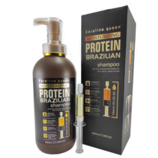 ماسک مو پروتئین کوئین مدل 01 به همراه شامپو مو پروتئین کوئین مدل 01 حجم 800 میلی لیتر