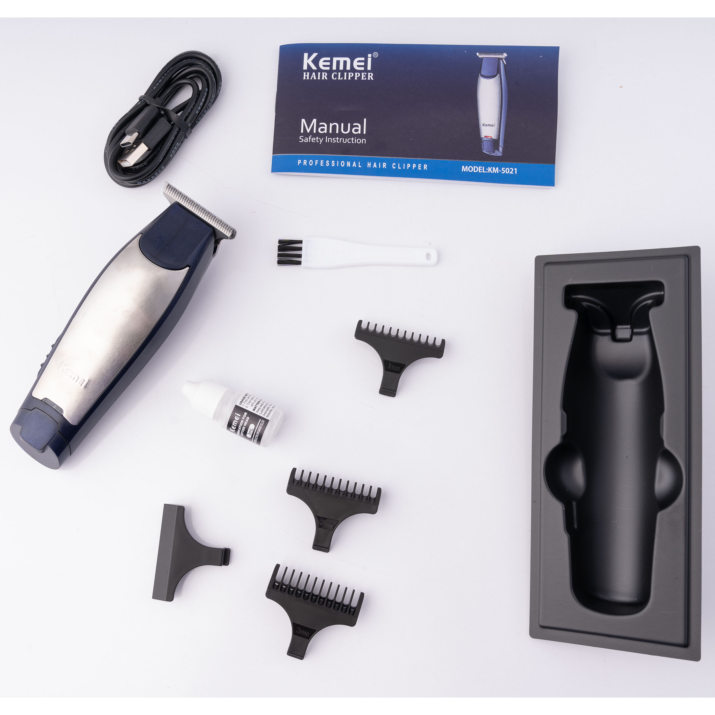 ماشین اصلاح موی سر و صورت کیمی مدل NEW km-5021