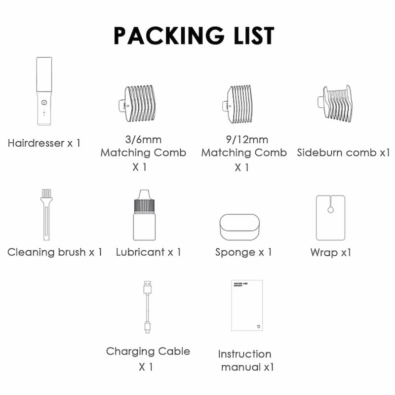 ماشین اصلاح موی سر شارژی میجیا مدل MJGHHC3LF