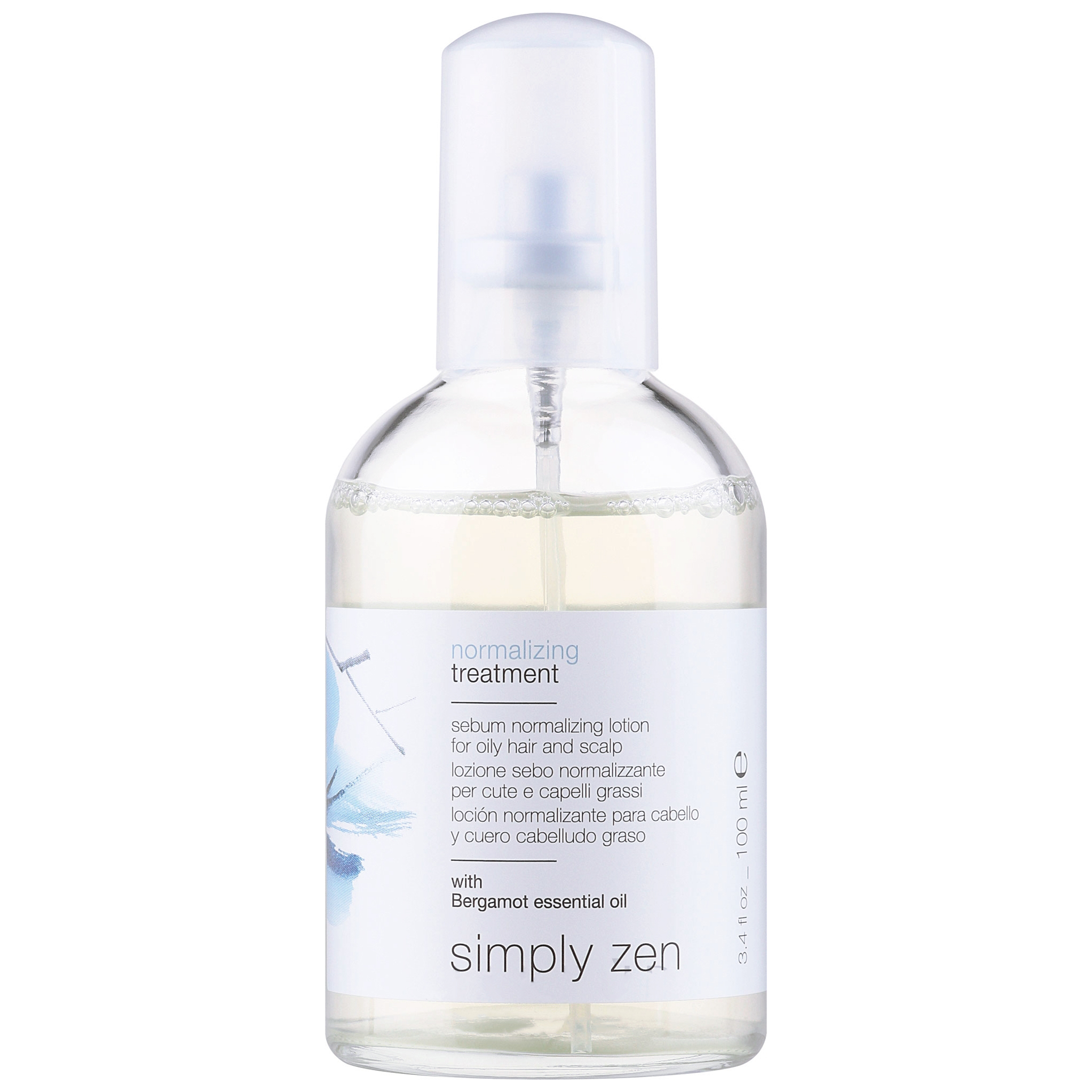 لوسیون ضد چربی مو سیمپلی زن مدل Detox Volume حجم 100 میلی لیتر