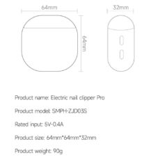 ناخن گیر برقی سی مجیک مدل SMPH-ZJD03S
