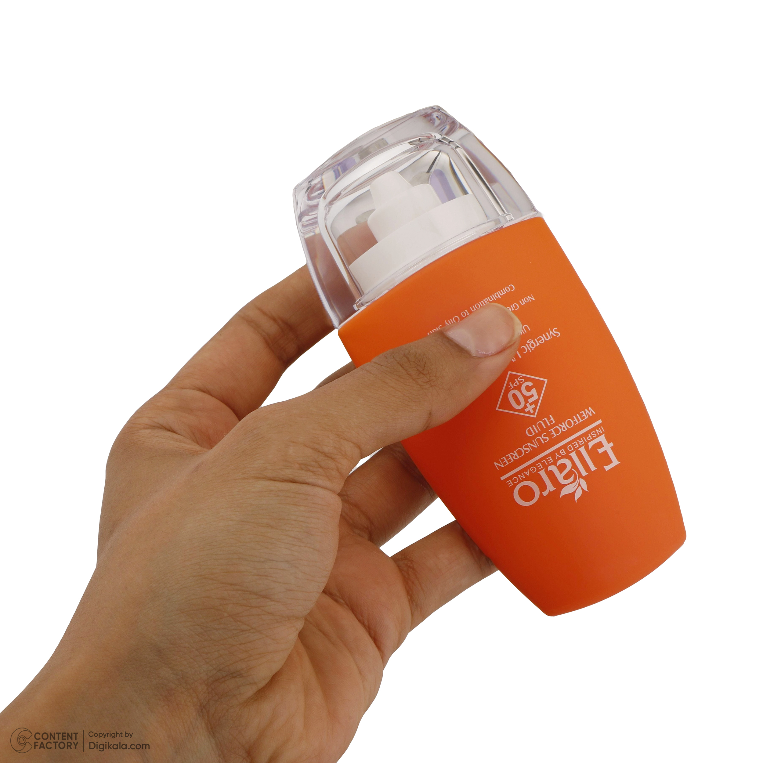 فلوئید ضد آفتاب بدون رنگ الارو SPF50 مدل Ultra Light تحت لیسانس محافظ UVA ،UVB، مرطوبکننده مناسب پوستهای چرب و مختلط حجم 50 میلیلیتر