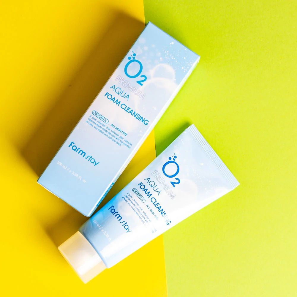 فوم شستشوی صورت فارم استی مدل O2 Premium حجم 100 میلی لیتر