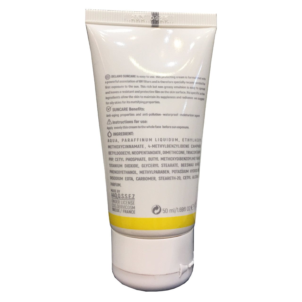 کرم ضد آفتاب دلانو مدل Oil free حجم 50 میلی لیتر