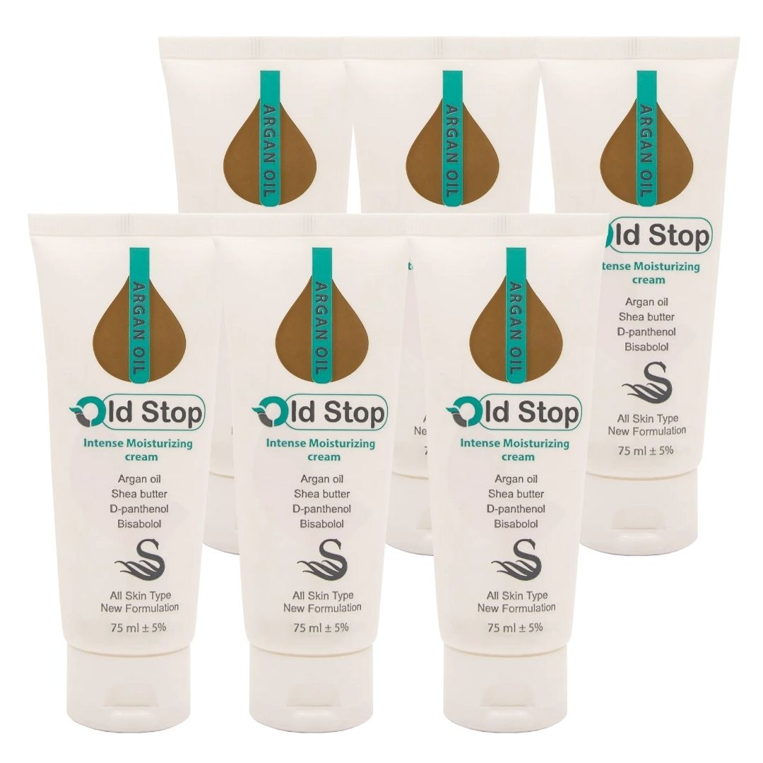 کرم مرطوب کننده اولد استاپ مدل Intense حجم 75 میلی لیتر مجموعه شش عددی
