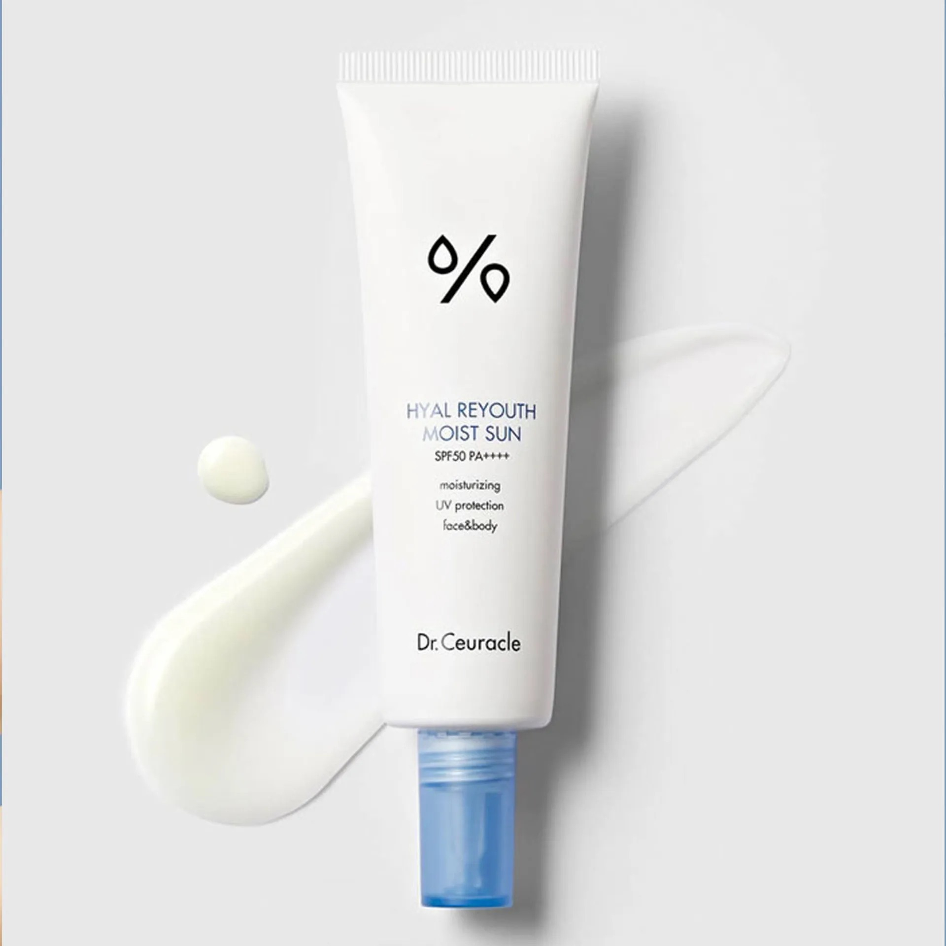 کرم ضد آفتاب بدون رنگ دکتر سراکل SPF 50 مدل Hyal Reyouth ‌مناسب پوست‌های حساس و خشک حجم 50 میلی‌لیتر