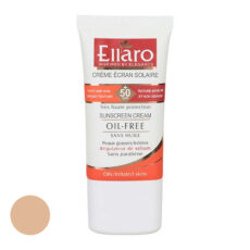 کرم ضد آفتاب رنگی الارو SPF50 مدل Teinte Foncee مناسب پوست های چرب تحت لیسانس حجم 40 میلی لیتر