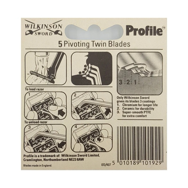 تیغ یدک ویلکینسون مدل SWORD سه بسته 5 عددی
