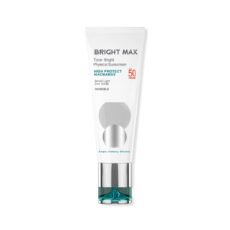کرم ضد آفتاب بدون رنگ برایت مکس SPF 50 مدل PHY ‌مناسب انواع پوست حجم 40 میلی‌لیتر