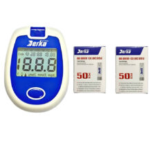 دستگاه تست قند خون درکا مدل 110071 به همراه نوار تست قند خون بسته 100 عددی