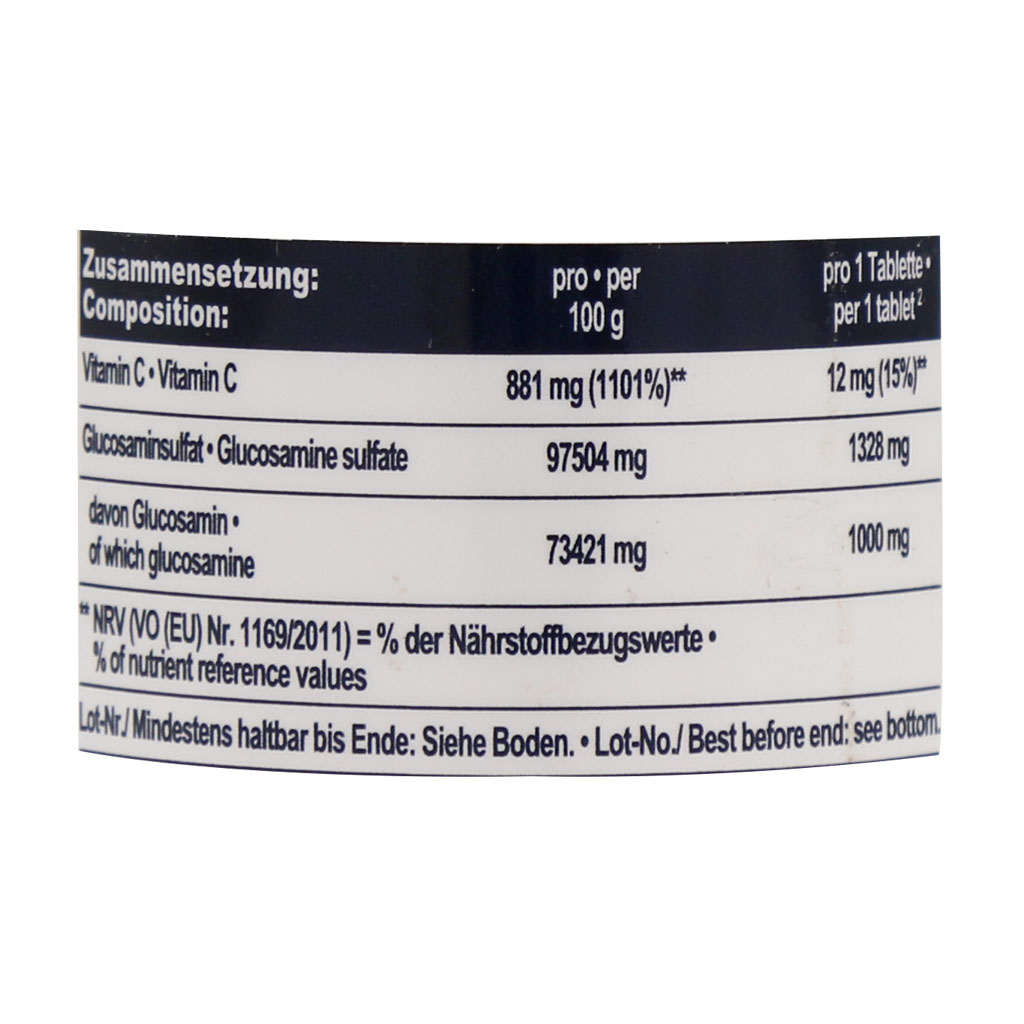 قرص گلوکزامین و ویتامین C آیرون مکس بسته 60 عددی