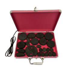 سنگ ماساژ مدل spa-24 بسته  24 عددی به همراه کیف و هیتر برقی