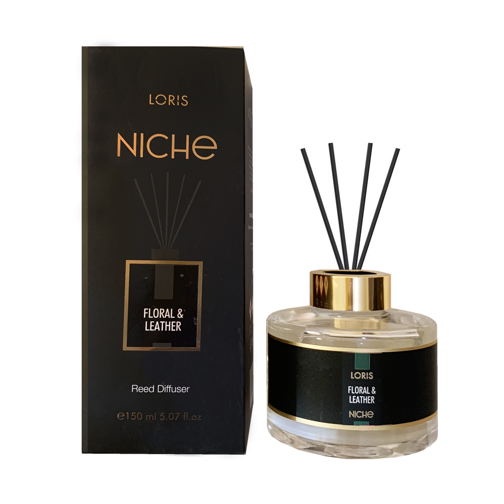 اسانس خوشبوکننده هوا لوریس مدل FLORAL & LEATHER حجم 150 میلی لیتر