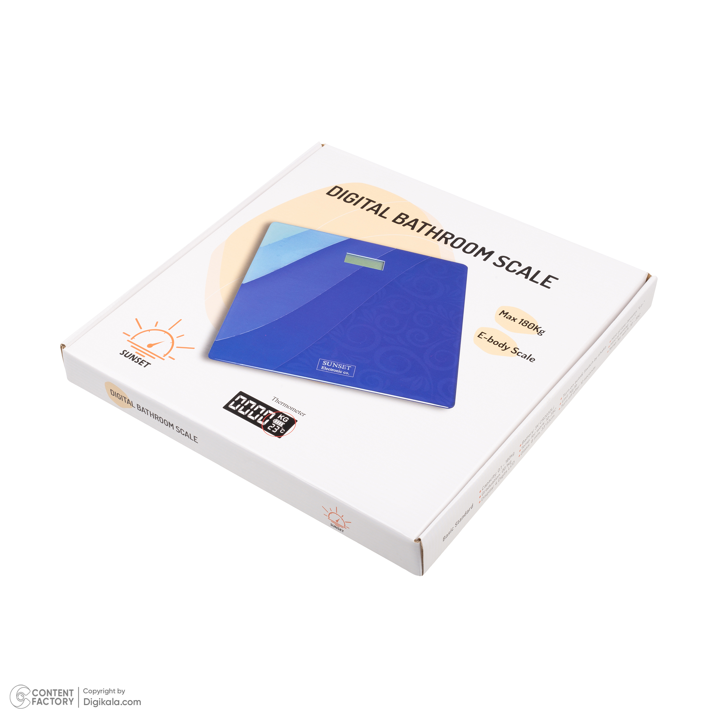 ترازو دیجیتال سان ست مدل +TSQER