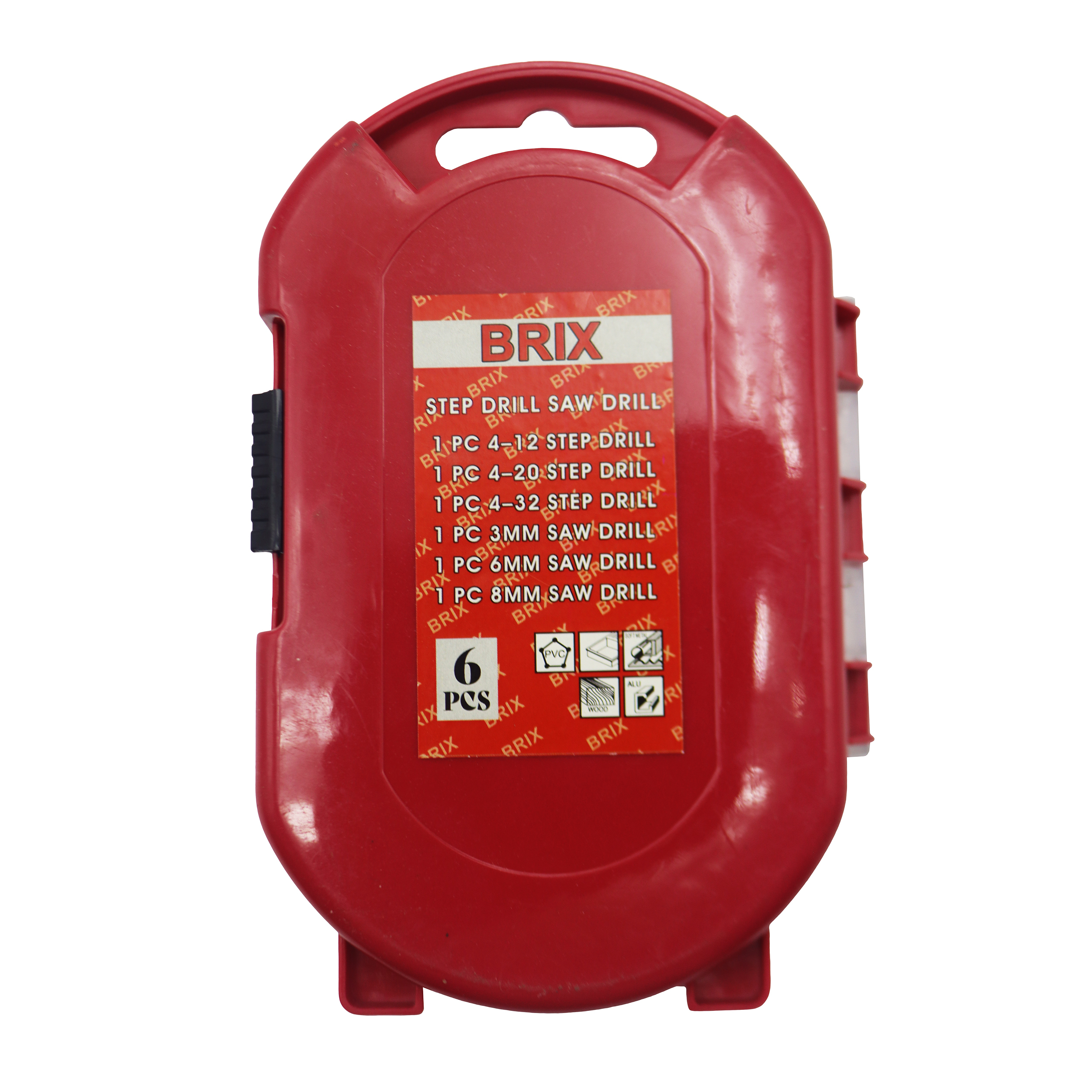 مته کاجی و مته برش بریکس مدل YP-06 مجموعه 6 عددی