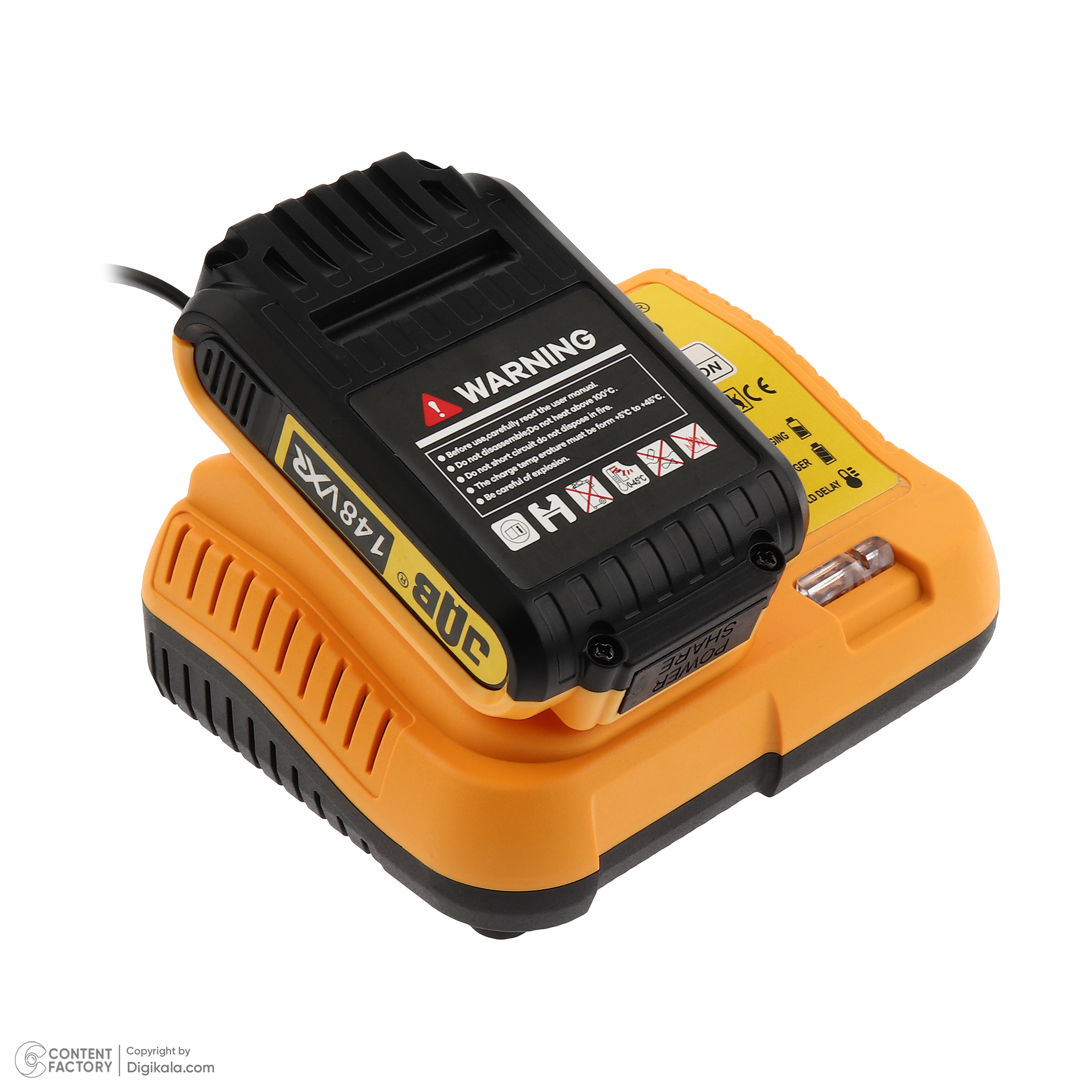 مجموعه 40 عددی دریل پیچ گوشتی شارژی چکشی 10 میلی متری 148 ولت جاب مدل JB-148 POWER X