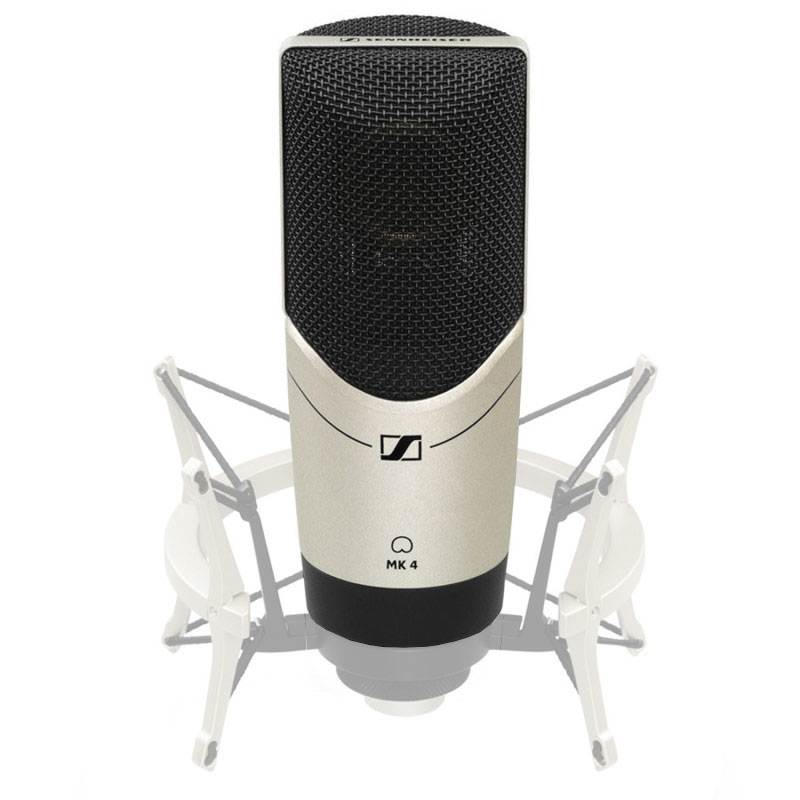 میکروفن کندانسر سنهایزر مدل MK4 WITH SHOCKMOUNT