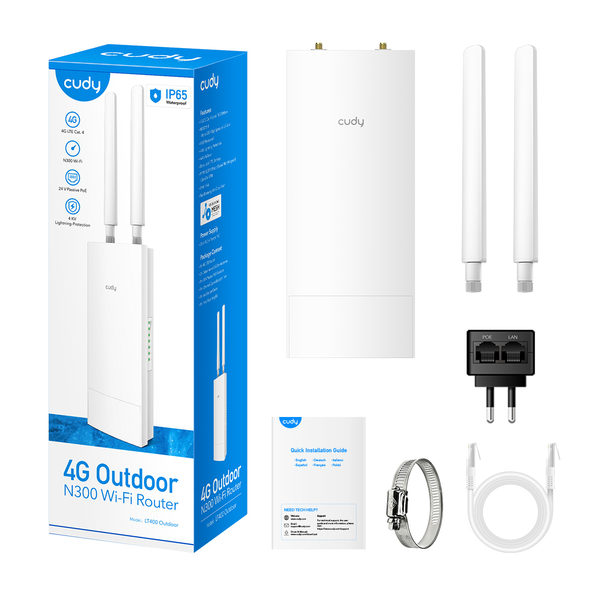 مودم روتر بی سیم 4G LTE کودی مدل LT400-Outdoor