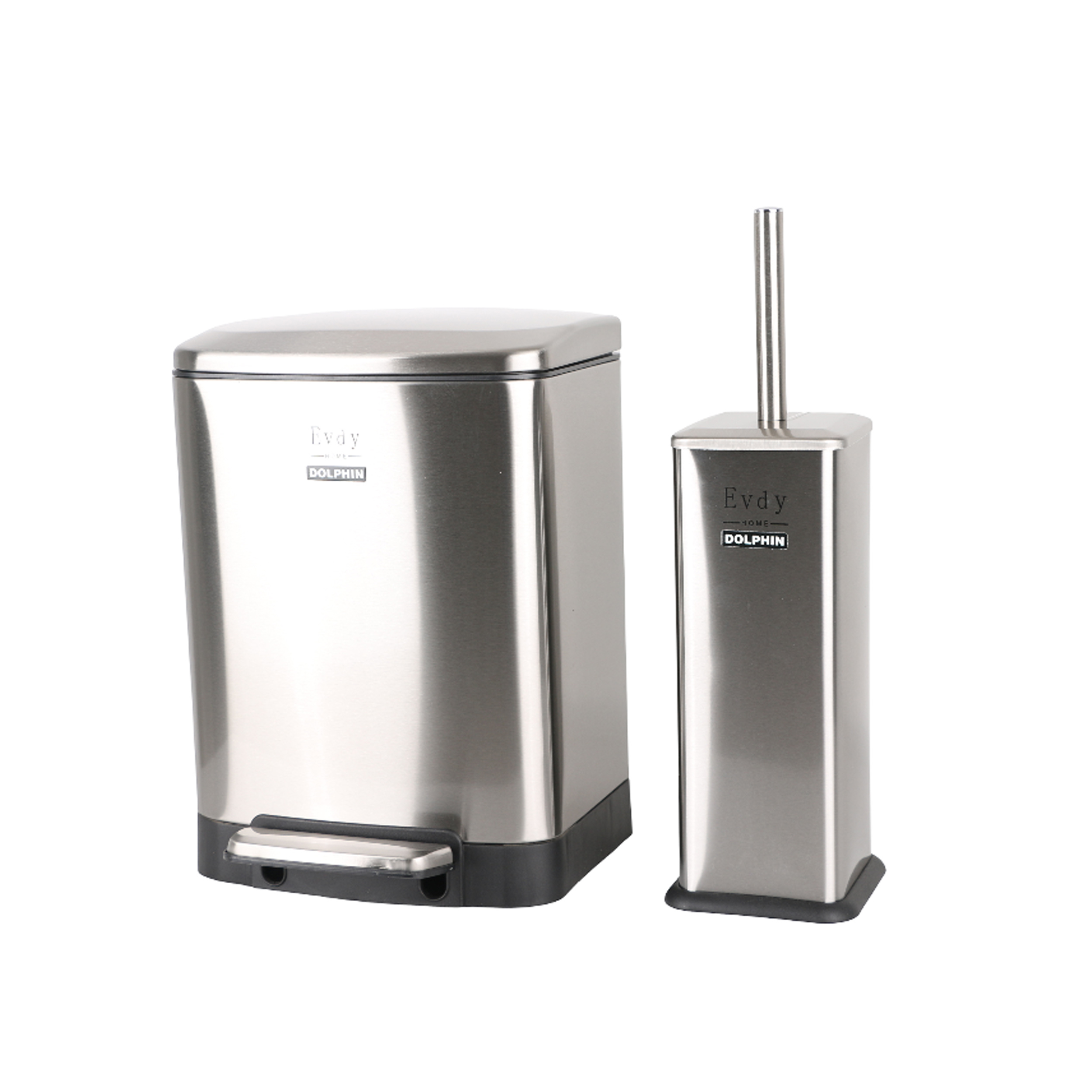 ست سطل و فرچه دلفین مدل Evd-226-6lt-ss