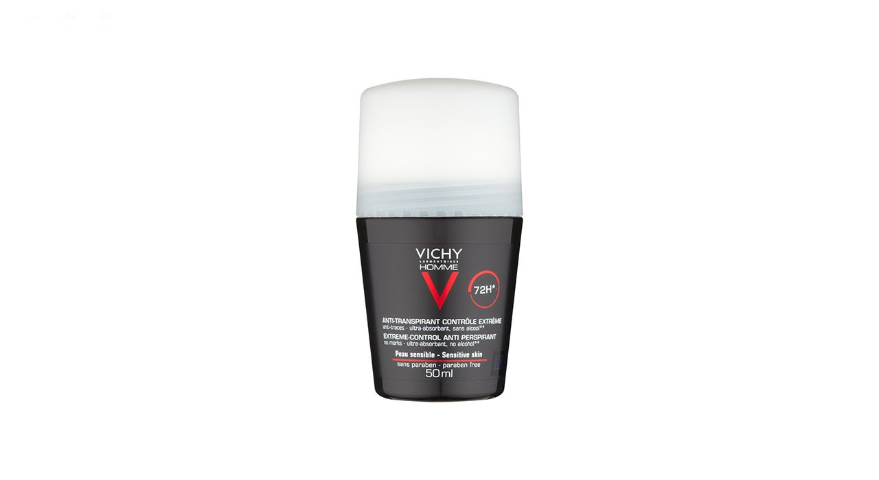 رول ضد تعریق مردانه ویشی مدل Anti-Perspirant Extreme Control حجم 50 میلی لیتر