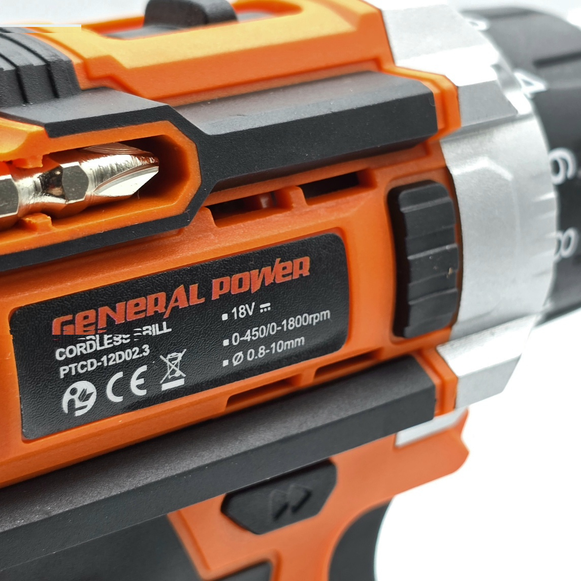 دریل پیچ گوشتی شارژی سه نظام 10 میلیمتری 18 ولت جنرال پاور مدل 18V