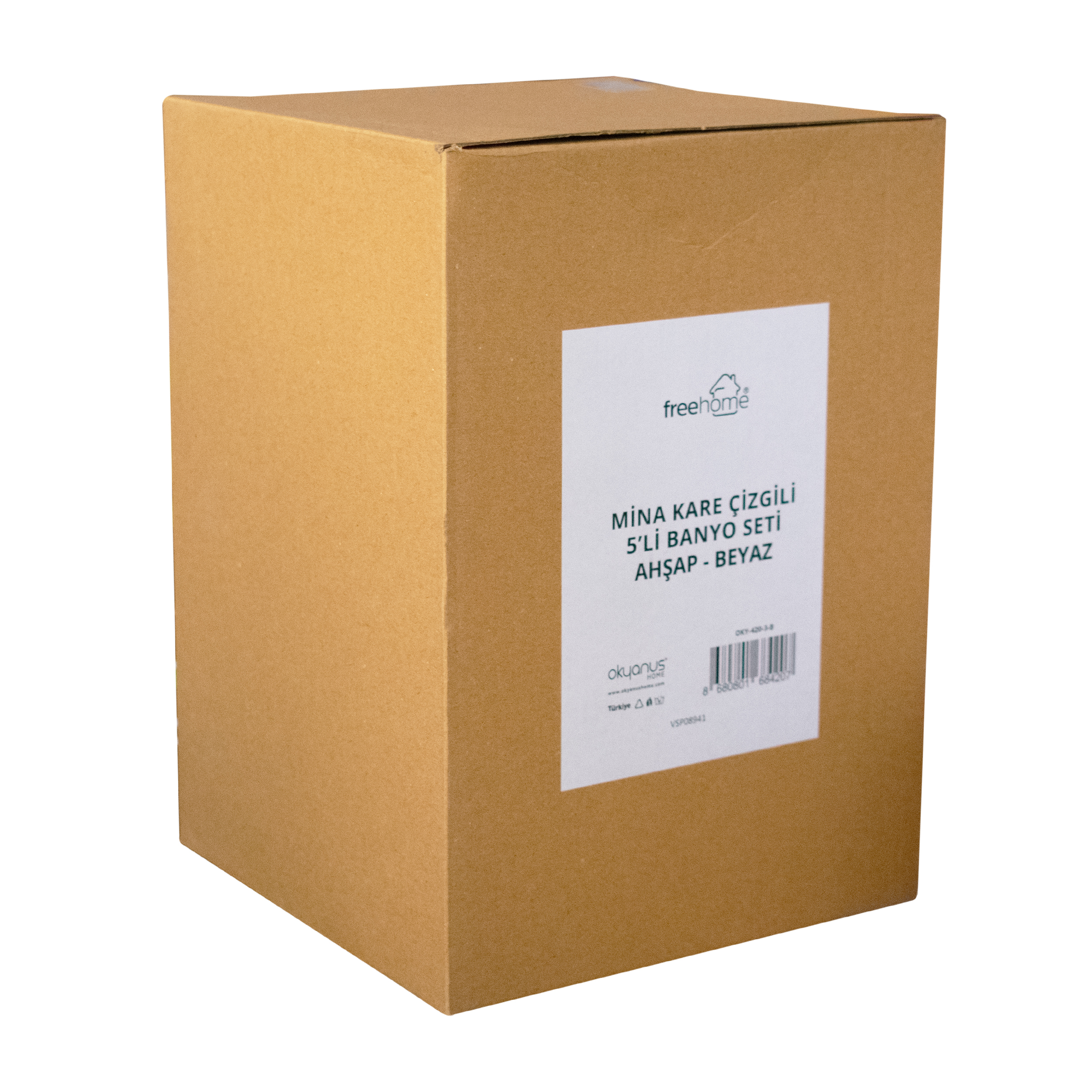 ست سرویس بهداشتی 5 تکه فری هوم مدل oky-4203-b