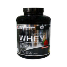 پودر وی پروتئین و پرمیکس ویتامین با طعم توت فرنگی پگاه -2 کیلوگرم