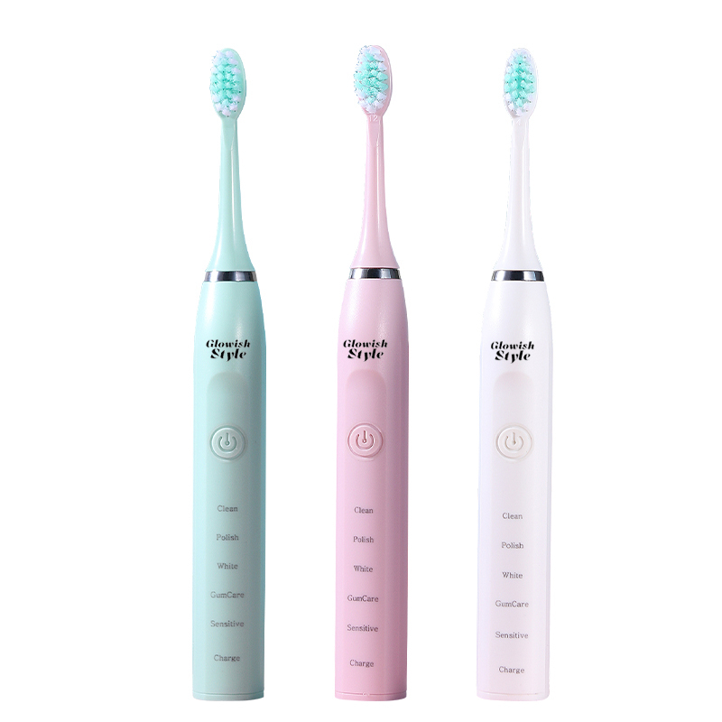 مسواک برقی گلویش استایل مدل KS-04 به همراه سری یدک مجموعه 5 عددی