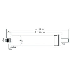 فیلتر ممبران دستگاه تصفیه کننده آب خانگی لابستر مدل 75Layers مجموعه 4 عددی